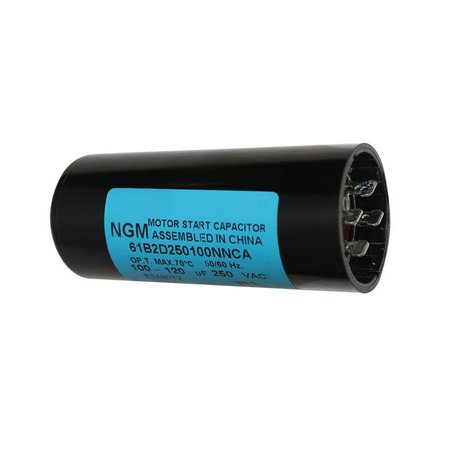 INTERSTATE PNEUMATICS 100-120 MFD +/-5% 50Hz/60Hz AC 250V Cylinder Motor Starting Capacitor (CD60) CMC7011